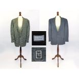 GIANNI VERSACE & CHRISTIAN DIOR. A Christian Dior Monsieur jacket & a Versace vintage tweed jacket.