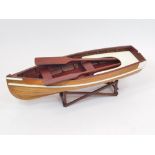 MODEL ROWING BOAT.