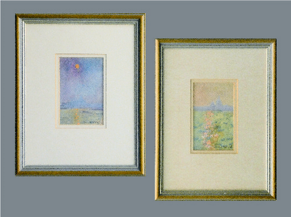 KEN HOWARD A pair of watercolours; 'Venice Morning' & 'Venice Evening'. Each signed in pencil.