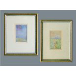 KEN HOWARD A pair of watercolours; 'Venice Morning' & 'Venice Evening'. Each signed in pencil.