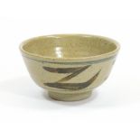 LEACH POTTERY. A Leach Pottery 'Z' pattern bowl. Leach Pottery mark. Diameter 14cm.
