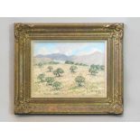 BRABAZON BRABAZON? Olive Trees, Crete. Oil on board. Initialled H.B.B.