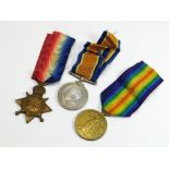 WWI MEDAL GROUP.