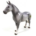 A Beswick 'Welsh Cob (Standing)' figurine, model 1793, grey - gloss, 17.5cm high, with box.