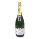 Vintage Champagne: a magnum of Taittinger champagne, Brut Reserve.