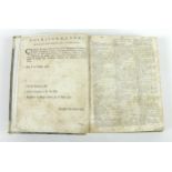 An Italian 18th century dictionary, 'Autori Antichie Moderni', 'Noirifomatori, Della Studio Padova',