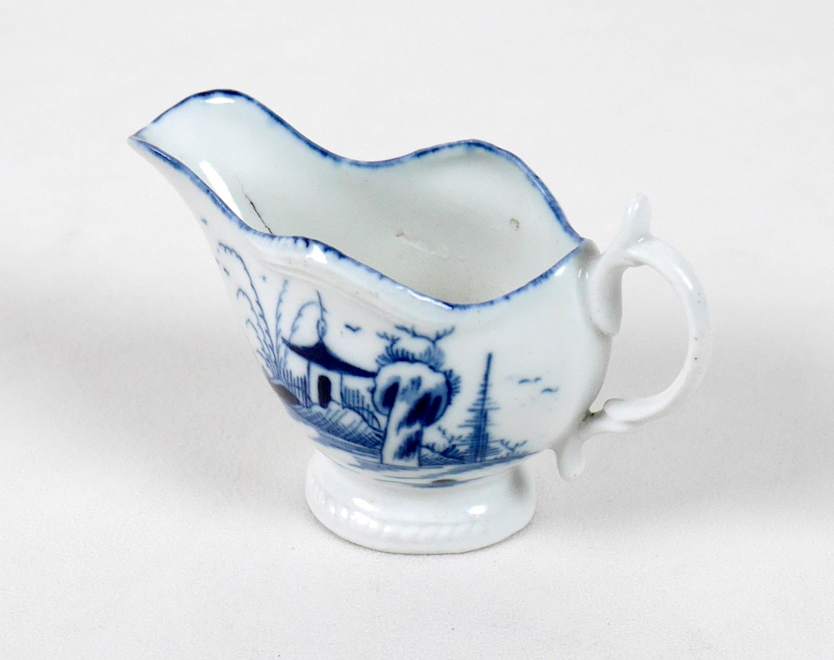 A late 18th century Caughley porcelain miniature milk jug - Image 6 of 14