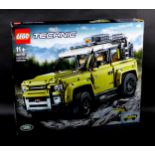 A Technic Lego Land Rover Defender 42110 set, with original box.