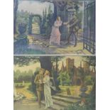 Two WWI prints, comprising 'The Warriors Return' and 'for Britain Home and Beauty', 39 by 58cm,