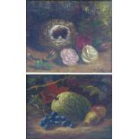 C. L. Mayne (British School, 19th century): A pair of still life paintings, comprising a study of