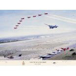 After David Laurence (British, 20th century): 'Salute to Concorde', limited edition print, 182/