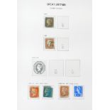 A Stanley Gibbons volume I 1840-1967 stamp album, including and 1840 Penny Black (GC), four Penny