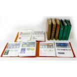 Nine albums of Royal Mail presentation packs and FDCs, with over 200 mint presentation packs with