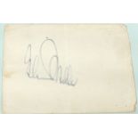 A circa WWII autograph book featuring Glen Miller's signature, as well as other acts that featured