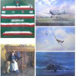 Three WWII aviation prints, comprising after J. W. Mitchell (British, 20th century): a print of '