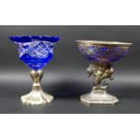 Two Continental silver bon bon dishes, an early 20th century 800 grade silver Austro-Hungarian