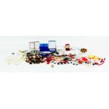 A quantity of costume jewellery, including a silver ingot, 0.96toz, an assortment of necklaces,