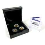 A Diamond Jubilee Sovereign set by the London Mint Office, comprising a 2012 sovereign, a 2012