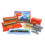 A group of Tri-ang Hornby OO gauge model railway, comprising Flying Scotsman, R.855N, boxed, The