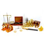 A collection of assorted metal wares and collectables, including a cased set of Avery Bread