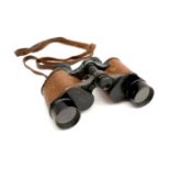 A pair of Bausch & Lomb WWI US Army Signal Corps binoculars, serial 268305, in their original
