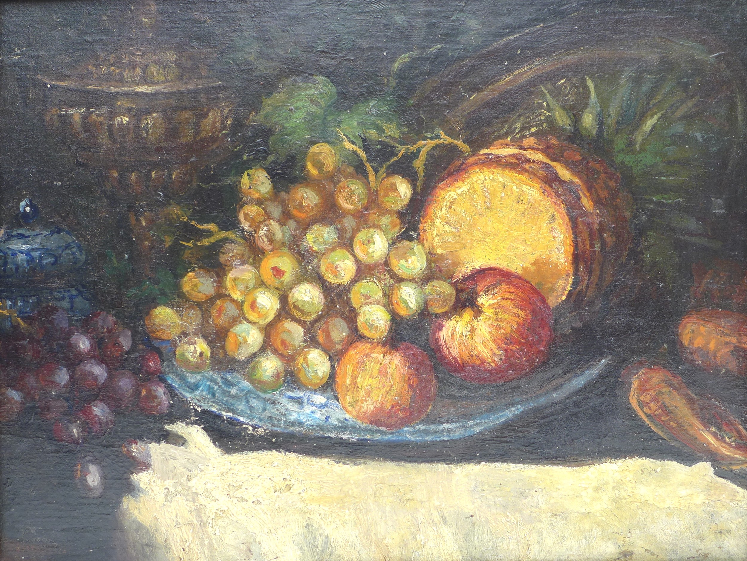 A group of three still life paintings, comprising K. M. Clasessen (1856-1928): a still life of - Image 2 of 14