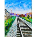 After Bob Dylan (American, b.1941-): Four 'Train Tracks' limited edition signed giclee prints,