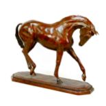 George Bingham (British, 20th/21st century): a limited edition bronze sculpture of a horse, signed