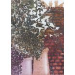 After Brenda Hartill (British, 20th century): chimneys in a garden, limited edition 439/500,