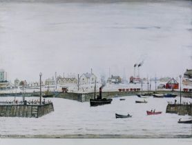 After Laurence Stephen Lowry (British, 1887-1976): 'The Harbour'