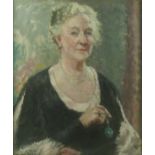 Mary Ethel Hunter (British, 1878-1936): portrait of the philanthropist Mrs Grosvenor Talbot,