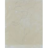 Austin Wright (British 1911-2007): 'Sunflower 4', a large ink on paper, dated '1st Oct 1965' to