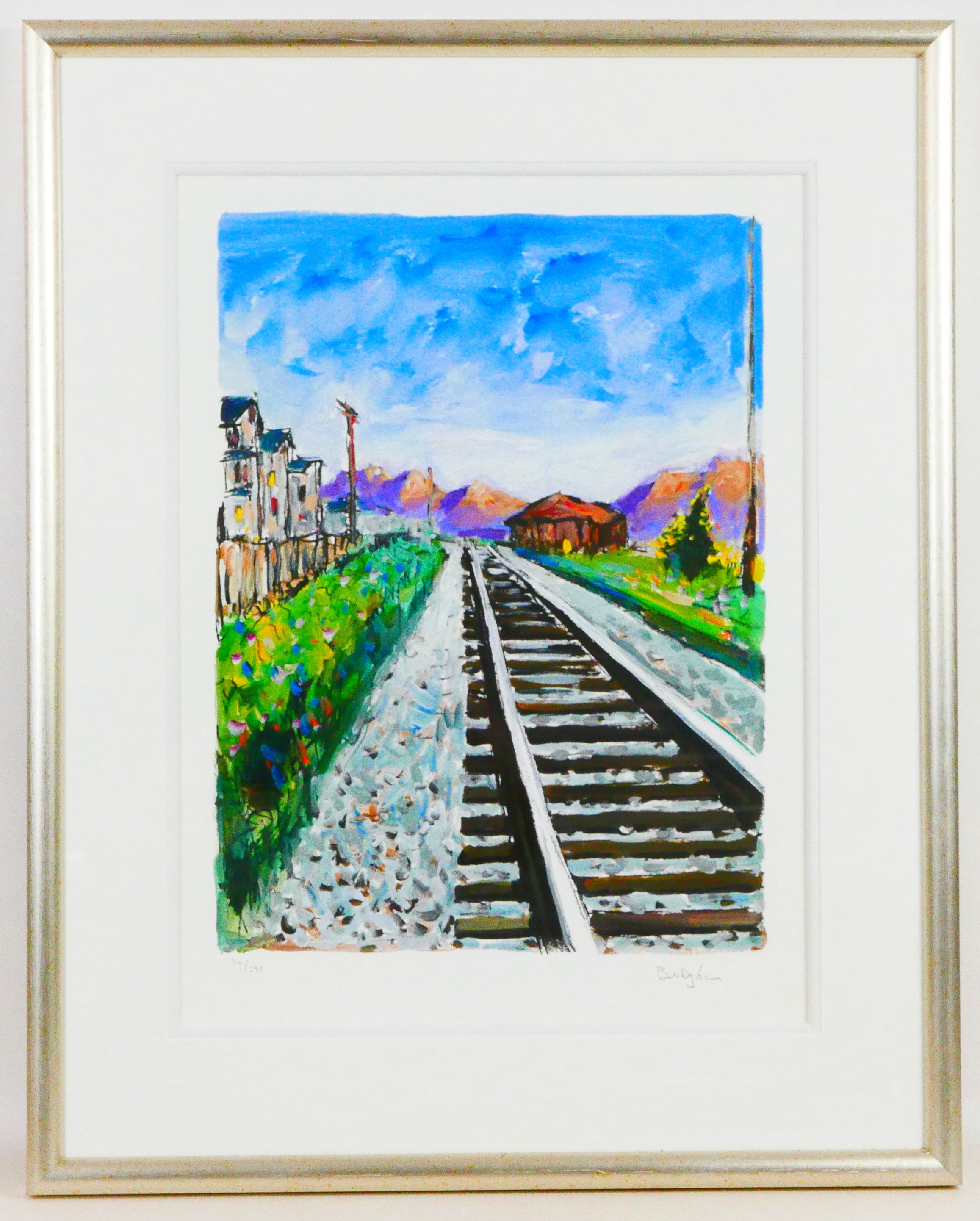 After Bob Dylan (American, b.1941-): Four 'Train Tracks' limited edition signed giclee prints, - Image 2 of 21