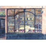 John Vicat Cole (British, 1903-1975): 'The Antique Shop, Church Walk Kensington', oil on board,