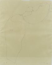 Austin Wright (British 1911-2007): a large ink drawing, dated '1st Oct 1965' to bottom right corner,