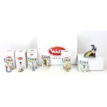 A large collection of Wade figurines and ornaments, including six Wade boxed Peter Pan Collection