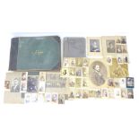 An interesting collection of ephemera, including a photograph album, Sept 1916 to March 1979, for