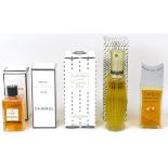 A group of vintage perfumes, comprising a 45ml bottle of Chanel No 5, spray EDT, boxed and still