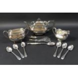 A set of six Victorian silver teaspoons, H J Lias & Son (Henry John Lias & Henry John Lias),