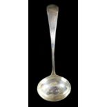 A George III silver ladle, Old English pattern, Peter & William Bateman, London 1812, total weight