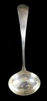 A George III silver ladle, Old English pattern, Peter & William Bateman, London 1812, total weight