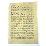 An illuminated choral manuscript, on vellum.