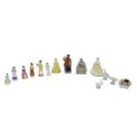 A collection of Royal Doulton Royal Worcester and Lladro figurines, including 'The China