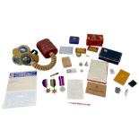 A collection of WWII Japanese POW ephemera and general militaria, once belonged to Japanese POW