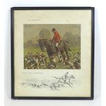 Charles "Snaffles" Johnson Payne (1884Ð1967): 'The Huntsman', a colour lithograph, pencil signed