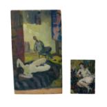 Gabor Miklossy (Romanian, 1912-1988): two female nude studies, both unsigned and unframed,