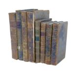 A group of 18th century and later reference books, including 'The Spectator' volumes III and VII,