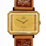 A vintage Omega De Ville gold plated gentleman's wristwatch, model 511.0379, designed by Andrew