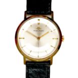 A vintage Movado 9ct gold cased gentleman's wristwatch