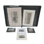 A large portfolio of mounted etchings, many by Samuel & Nathaniel Buck, depicting landmarks from